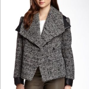 - Stella & Jamie Grenoble Faux Leather/wool jacket